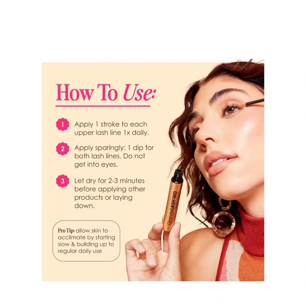 Grande Edit Lash & Brow Set — Gold and Pink